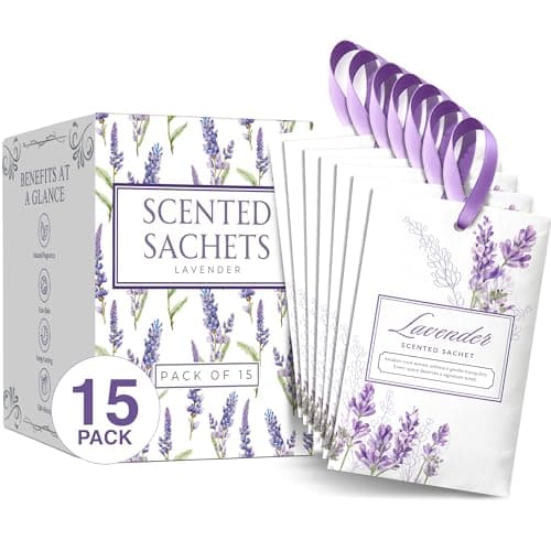 Lavender Drawer Sachets, Pack of 6
