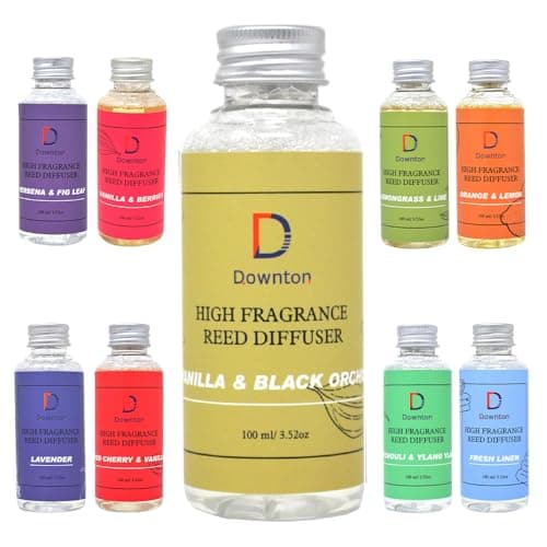 Reed Diffuser Oil - 100ml Refill Bottle, Luxury Aromatic, Soothing Fragrance, Aromatherapy Scent Oils Wax | Home Essential Scented Perfume | Calm Mind - Refresh and Revitalize Your Space