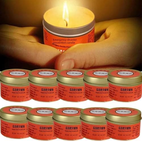 Long-Burn Emergency Candles, Pack of 12