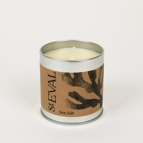 Plastic-Free Tin Candle, Sea Kelp & Bergamot, 180g