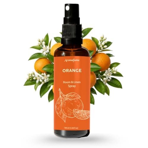 Orange Air Freshener Spray for Room, Linen & Pillow 100ml by Aromafume