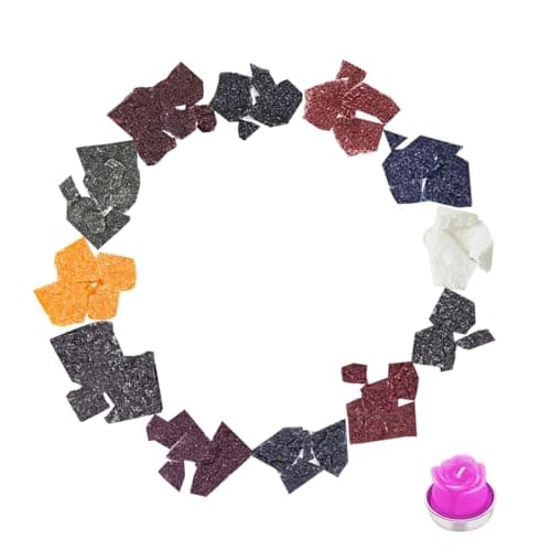 Candle Dye Chips, Rainbow Pack of 12 Colours