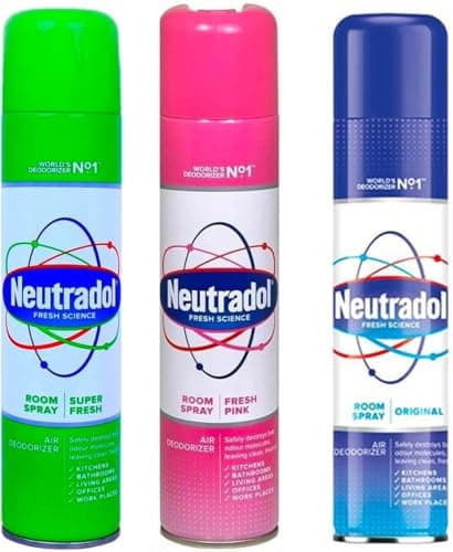 Neutradol Air Freshener Spray Bundle, 3x 300ml