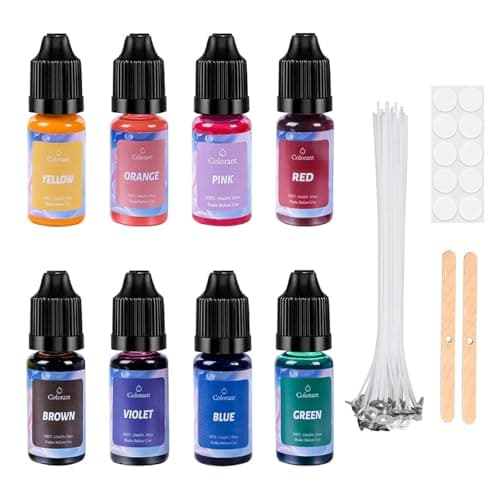 Candle Dye Colour Blocks, Set of 8
