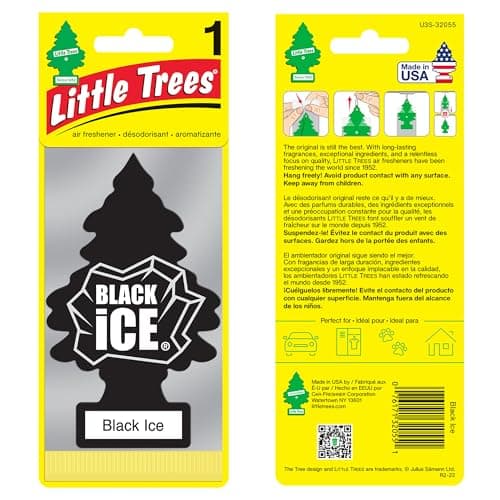 Black Ice Air Freshener, Single Pack
