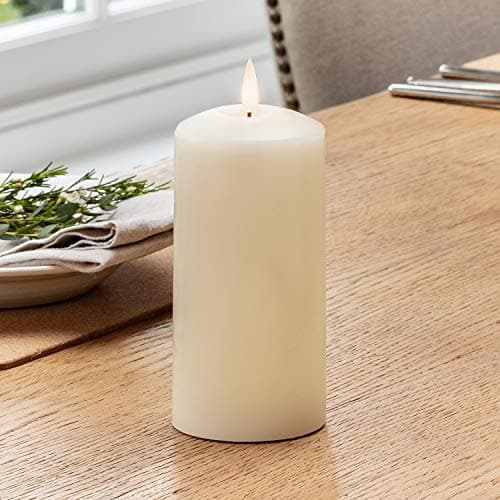 Large TruGlow® Pillar Candle, 15cm