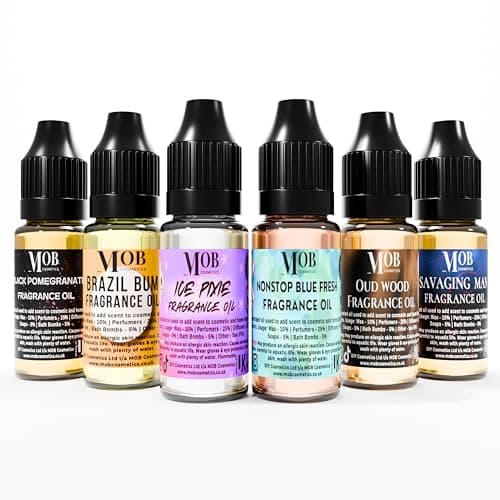 Candle Fragrance Oil Starter Pack, 6 x 10ml