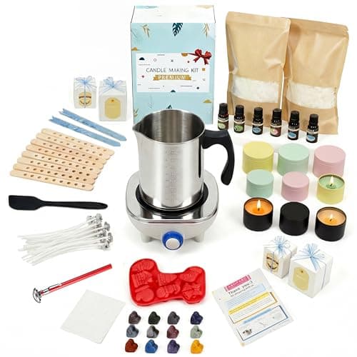 Soy Wax Candle DIY Kit, 1000g
