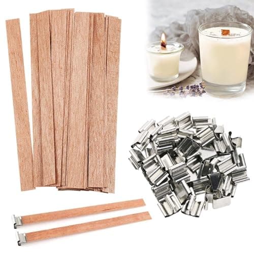Wood Wicks, 25PCS, 5" Trimable