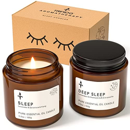 Lavender & Chamomile Sleep Candle Gift Set