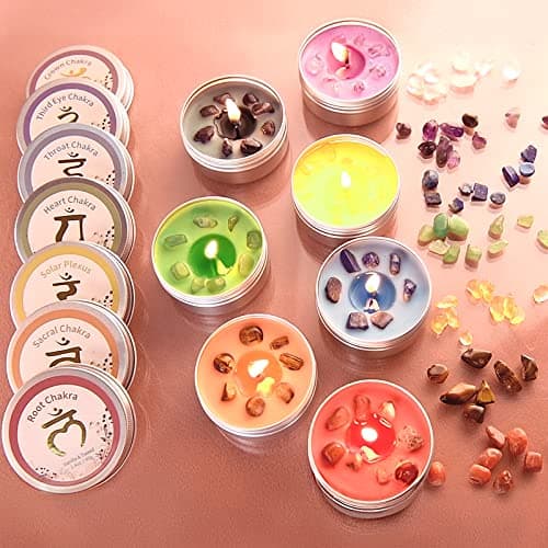 7 Chakra Scented Candles Gift Set
