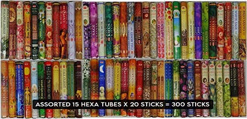 Assorted Scents Incense Sticks, 300 Total