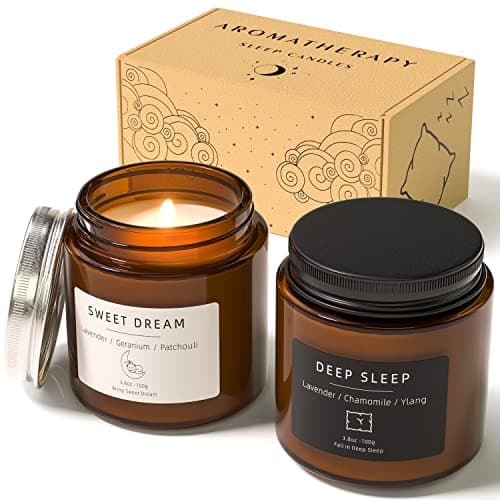Lavender & Chamomile Scented Candle Gift Set
