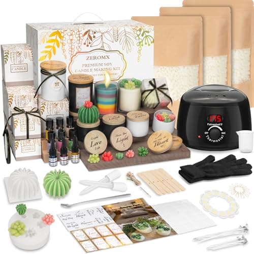Candle Making Kits for Adults Beginners, 103PCS, 1200g